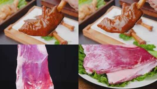 宁夏滩羊肉高清在线视频素材下载