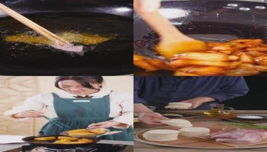 年夜饭制作高清在线视频素材下载