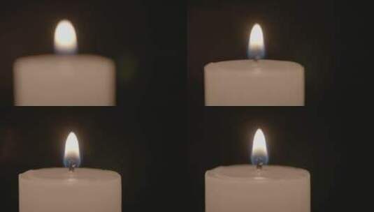 点燃蜡烛点燃希望祈福祈祷LOG高清在线视频素材下载