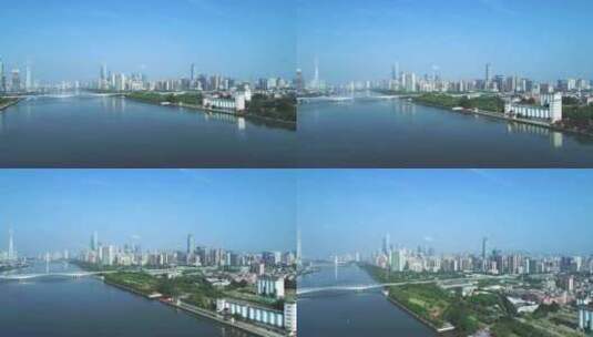 广州珠江两岸高清在线视频素材下载
