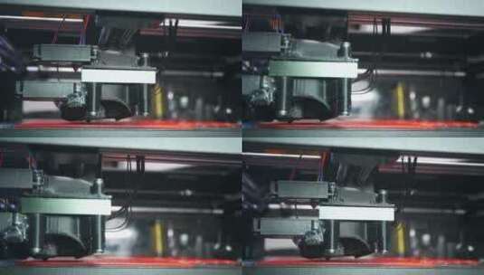 3D打印机的先进技术发展高清在线视频素材下载