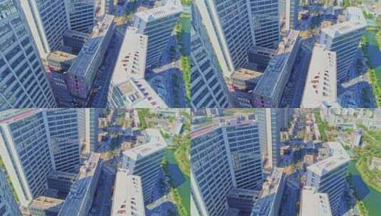 城市楼盘建筑现代楼盘素材高清在线视频素材下载