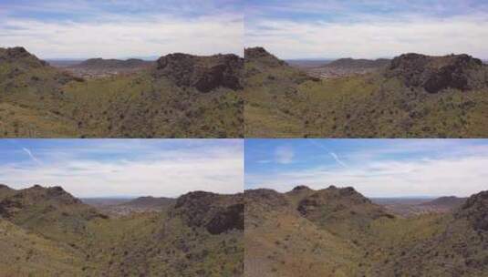 从山上看平原美景高清在线视频素材下载