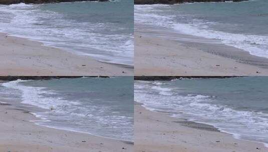 海浪、沙滩、桔钓沙高清在线视频素材下载