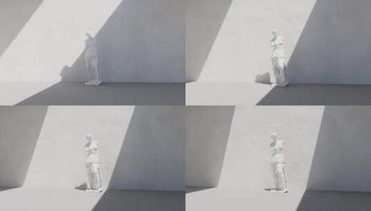 维纳斯 断臂维纳斯 雕塑高清在线视频素材下载