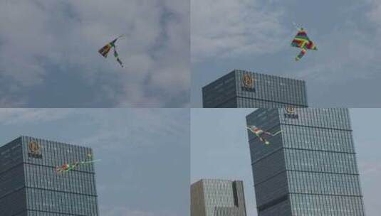 风筝在天上飞11高清在线视频素材下载