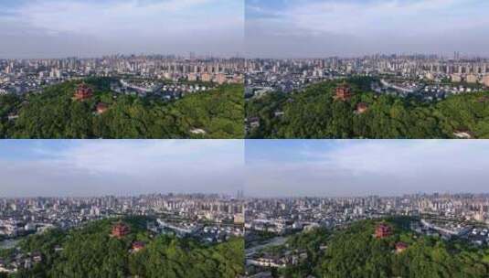 中国杭州西湖城隍阁高清在线视频素材下载