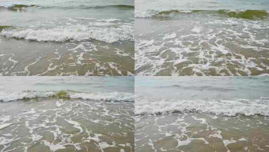 海边沙滩与海浪 4K高清在线视频素材下载