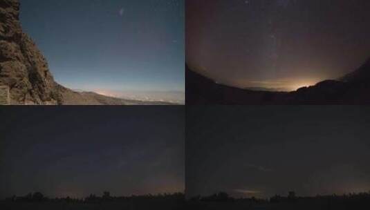 【合集】夜晚星空银河星空高清在线视频素材下载