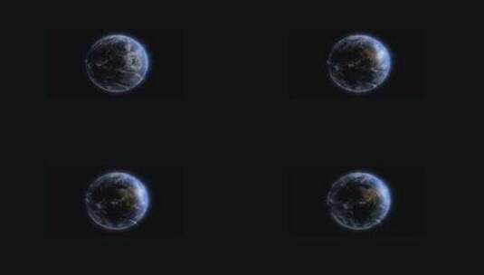 宇宙太空地球自转旋转高清在线视频素材下载