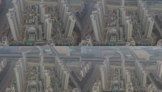 4K苏州无人机航拍建筑群小区高清在线视频素材下载