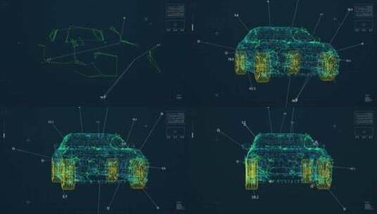 汽车HUD显示高清在线视频素材下载
