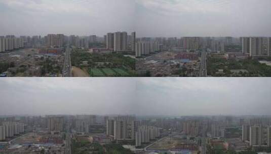 安徽省蚌埠市淮上区航拍高清在线视频素材下载