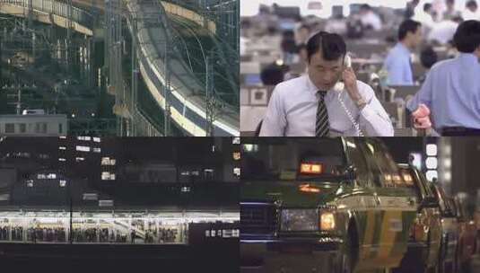 上世纪90年代日本社会面貌高清在线视频素材下载