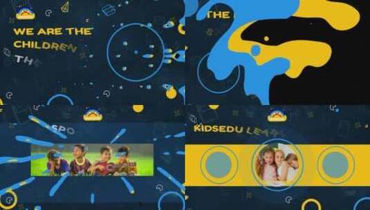 欢乐创意儿童时光幼儿教育宣传片AE模板高清AE视频素材下载