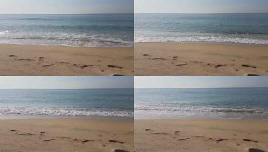 高清实拍沙滩海岸高清在线视频素材下载