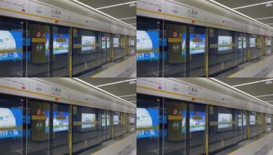 济南地铁2号线，轨道交通地铁实拍高清在线视频素材下载