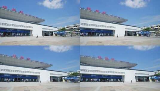 桂林火车站高清在线视频素材下载