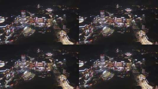 航拍广西桂林旅游城市旅游景点高清在线视频素材下载