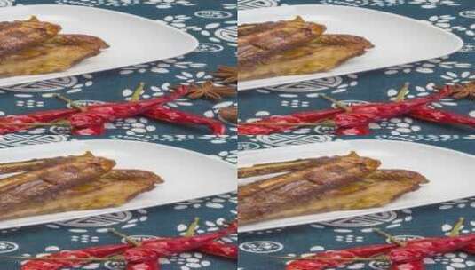 酱卤鸭翅熟食卤菜4k竖版实拍高清在线视频素材下载