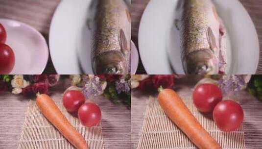 【镜头合集】切西红柿块高清在线视频素材下载