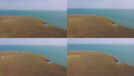 青海省青海湖悬崖高清在线视频素材下载