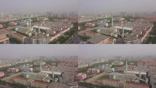 城市沙尘暴高清在线视频素材下载