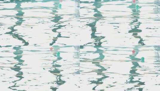 游泳池里的水波高清在线视频素材下载