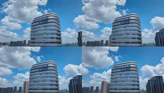【正版素材】汇川技术总部大厦高清在线视频素材下载