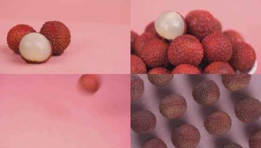 荔枝饮品饮料美食水果创意鲜果广告实拍高清在线视频素材下载