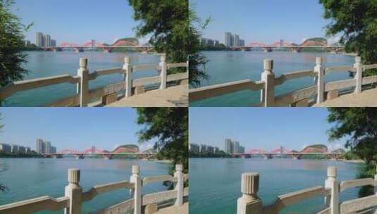 广西柳州柳江风景城市风光高清在线视频素材下载