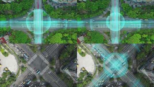 科技交通城市高清在线视频素材下载