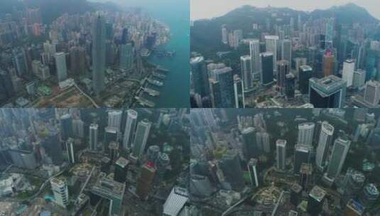 4K香港岛航拍高清在线视频素材下载