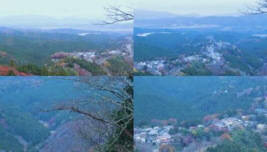 日本奈良县吉野山4K视频合集高清在线视频素材下载