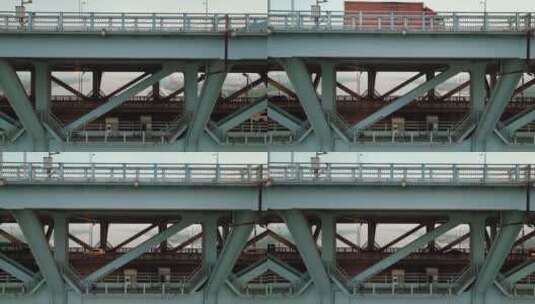 闵浦大桥高清在线视频素材下载