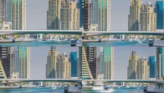 迪拜城市风光高清在线视频素材下载