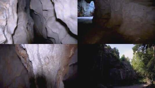 杭州飞来峰景区青林洞4K视频素材高清在线视频素材下载