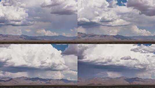 延时沙漠云高清在线视频素材下载