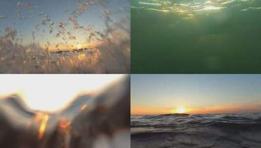海面 海底高清在线视频素材下载