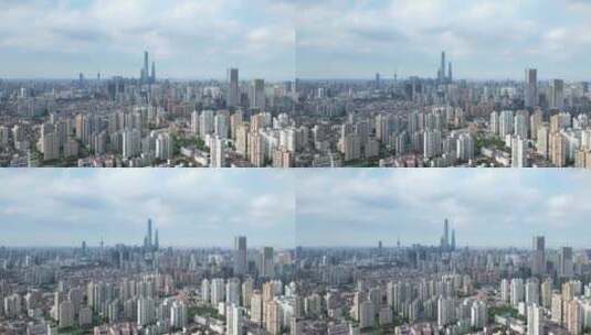 上海高楼大厦城市风光航拍【4K60帧】高清在线视频素材下载