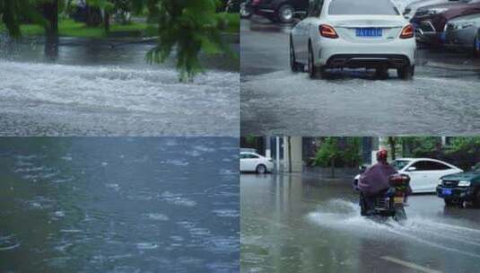 城市暴雨下雨高清在线视频素材下载