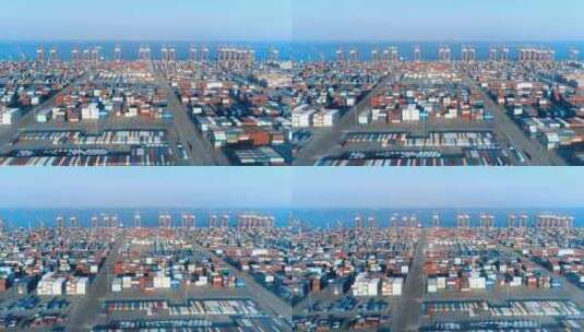 广州南沙新港码头3高清在线视频素材下载