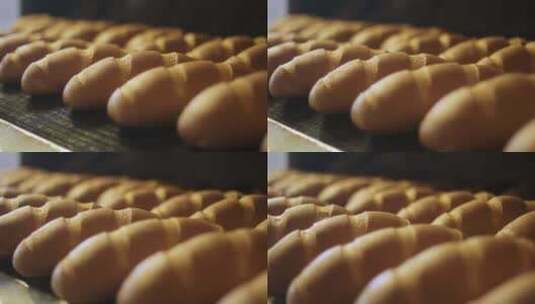 面包蛋糕房牛角包甜品高清在线视频素材下载