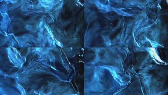 抽象蓝水波纹动画3d背景高清在线视频素材下载
