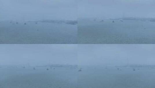 海南龙港海滩航拍高清在线视频素材下载
