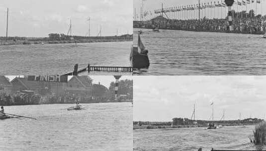 划艇 划艇历史 1928年奥运会高清在线视频素材下载