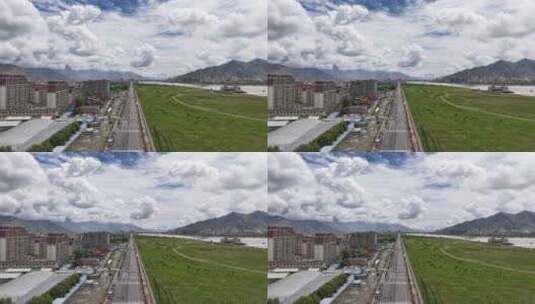 拉萨航拍空镜高清在线视频素材下载