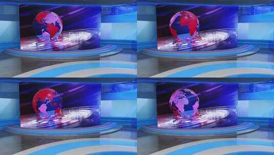 新闻演播室虚拟背景高清在线视频素材下载