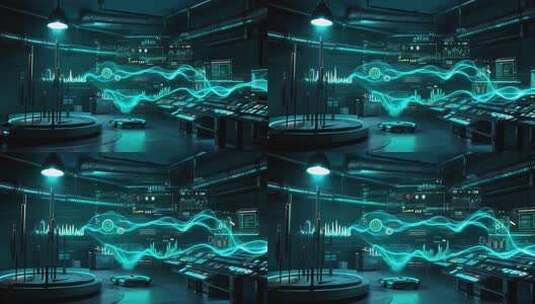 科技感未来实验室场景高清在线视频素材下载