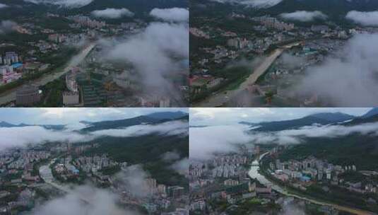 海南五指山航拍3高清在线视频素材下载